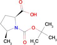 (2S,5S)-1-(tert-Butoxycarbonyl)-5-methylpyrrolidine-2-carboxylic acid