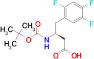(S)-3-((tert-Butoxycarbonyl)amino)-4-(2,4,5-trifluorophenyl)butanoic acid