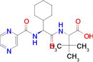 (S)-2-((S)-2-Cyclohexyl-2-(pyrazine-2-carboxamido)acetamido)-3,3-dimethylbutanoic acid
