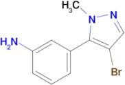 3-(4-Bromo-1-methyl-1H-pyrazol-5-yl)aniline