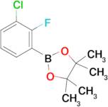 2-(3-Chloro-2-fluorophenyl)-4,4,5,5-tetramethyl-1,3,2-dioxaborolane