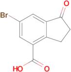 6-Bromo-1-oxo-2,3-dihydro-1H-indene-4-carboxylic acid