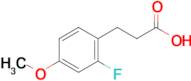 3-(2-Fluoro-4-methoxyphenyl)propanoic acid