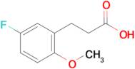 3-(5-Fluoro-2-methoxyphenyl)propanoic acid