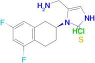 (S)-5-(Aminomethyl)-1-(5,7-difluoro-1,2,3,4-tetrahydronaphthalen-2-yl)-1H-imidazole-2(3H)-thione hydrochloride
