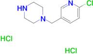 1-((6-Chloropyridin-3-yl)methyl)piperazine dihydrochloride