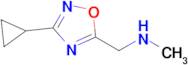 1-(3-Cyclopropyl-1,2,4-oxadiazol-5-yl)-N-methylmethanamine