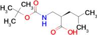 (R)-2-(((tert-Butoxycarbonyl)amino)methyl)-4-methylpentanoic acid