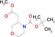 tert-Butyl 3-(2-methoxy-2-oxoethyl)morpholine-4-carboxylate