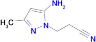 3-(5-Amino-3-methyl-1H-pyrazol-1-yl)propanenitrile