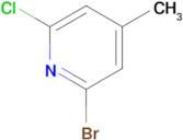 2-Bromo-6-chloro-4-methylpyridine