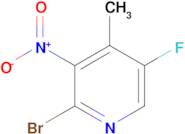 2-Bromo-5-fluoro-4-methyl-3-nitropyridine