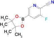 3-Fluoro-5-(4,4,5,5-tetramethyl-1,3,2-dioxaborolan-2-yl)picolinonitrile