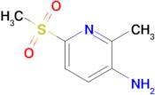 2-Methyl-6-(methylsulfonyl)pyridin-3-amine