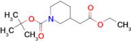 tert-Butyl 3-(2-ethoxy-2-oxoethyl)piperidine-1-carboxylate