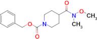 Benzyl 4-(methoxy(methyl)carbamoyl)piperidine-1-carboxylate