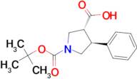 trans-1-(tert-Butoxycarbonyl)-4-phenylpyrrolidine-3-carboxylic acid