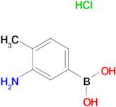 (3-Amino-4-methylphenyl)boronic acid hydrochloride