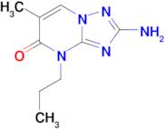 2-Amino-6-methyl-4-propyl-[1,2,4]triazolo[1,5-a]pyrimidin-5(4H)-one