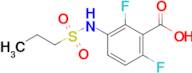 2,6-Difluoro-3-(propylsulfonamido)benzoic acid