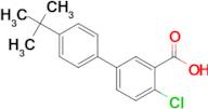 4'-(tert-Butyl)-4-chloro-[1,1'-biphenyl]-3-carboxylic acid