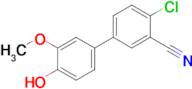 4-Chloro-4'-hydroxy-3'-methoxy-[1,1'-biphenyl]-3-carbonitrile