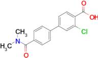 3-Chloro-4'-(dimethylcarbamoyl)-[1,1'-biphenyl]-4-carboxylic acid