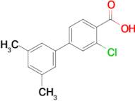 3-Chloro-3',5'-dimethyl-[1,1'-biphenyl]-4-carboxylic acid