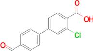 3-Chloro-4'-formyl-[1,1'-biphenyl]-4-carboxylic acid