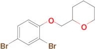 2-((2,4-Dibromophenoxy)methyl)tetrahydro-2H-pyran