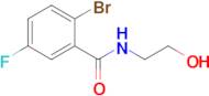 2-Bromo-5-fluoro-N-(2-hydroxyethyl)benzamide