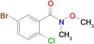 5-Bromo-2-chloro-N-methoxy-N-methylbenzamide