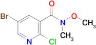 5-Bromo-2-chloro-N-methoxy-N-methylnicotinamide