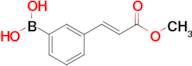 (3-(3-Methoxy-3-oxoprop-1-en-1-yl)phenyl)boronic acid