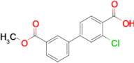 3-Chloro-3'-(methoxycarbonyl)-[1,1'-biphenyl]-4-carboxylic acid