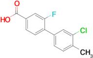 3'-Chloro-2-fluoro-4'-methyl-[1,1'-biphenyl]-4-carboxylic acid