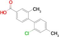 2'-Chloro-2,4'-dimethyl-[1,1'-biphenyl]-4-carboxylic acid