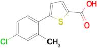 5-(4-Chloro-2-methylphenyl)thiophene-2-carboxylic acid