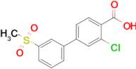 3-chloro-3'-(methylsulfonyl)-[1,1'-biphenyl]-4-carboxylic acid