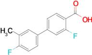 3,4'-Difluoro-3'-methyl-[1,1'-biphenyl]-4-carboxylic acid