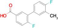 4',6-Difluoro-3'-methyl-[1,1'-biphenyl]-3-carboxylic acid