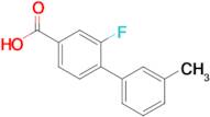 2-Fluoro-3'-methyl-[1,1'-biphenyl]-4-carboxylic acid