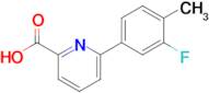 6-(3-Fluoro-4-methylphenyl)picolinic acid