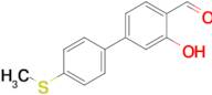 3-Hydroxy-4'-(methylthio)-[1,1'-biphenyl]-4-carbaldehyde