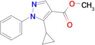 Methyl 5-cyclopropyl-1-phenyl-1H-pyrazole-4-carboxylate