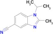 1-Isopropyl-2-methyl-1H-benzo[d]imidazole-5-carbonitrile