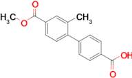 4'-(Methoxycarbonyl)-2'-methyl-[1,1'-biphenyl]-4-carboxylic acid