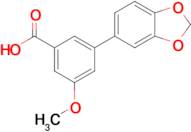 3-(Benzo[d][1,3]dioxol-5-yl)-5-methoxybenzoic acid