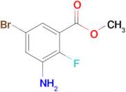 Methyl 3-amino-5-bromo-2-fluorobenzoate