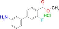 Methyl 3'-amino-3-fluoro-[1,1'-biphenyl]-4-carboxylate hydrochloride
